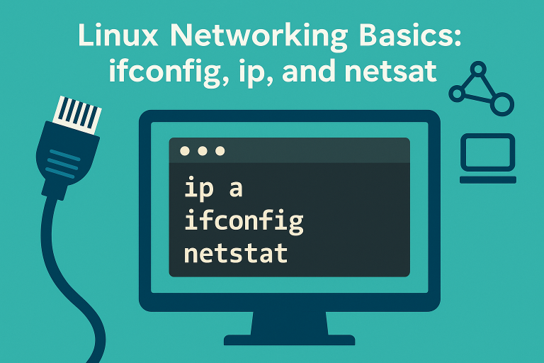 Linux Networking Basics: ifconfig, ip, and netstat