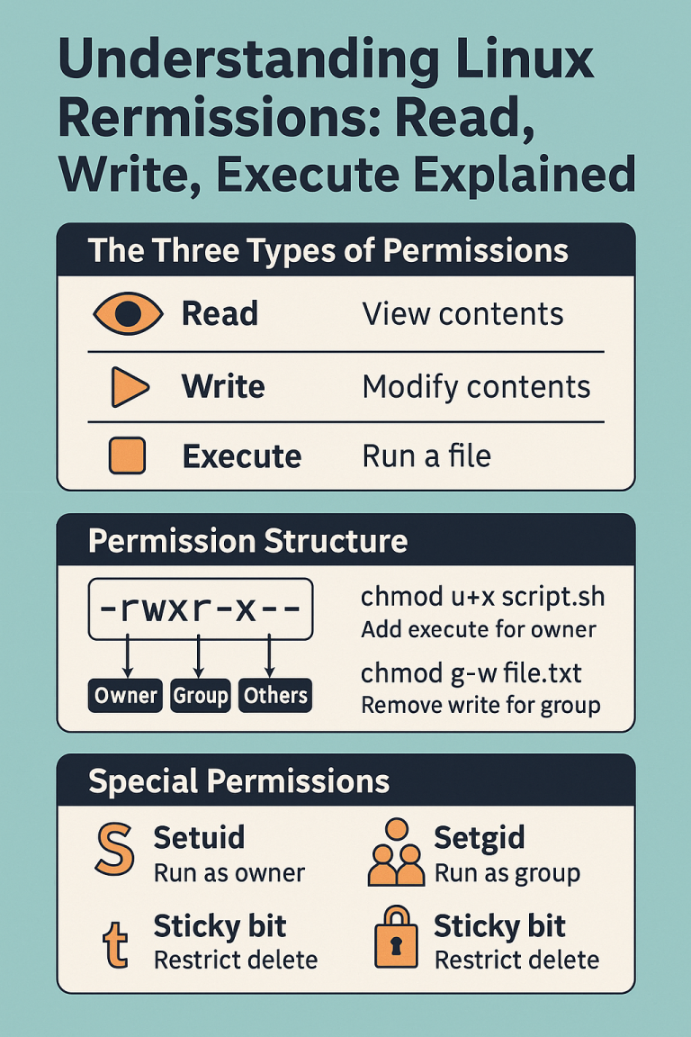 Understanding Linux Permissions: Read, Write, Execute Explained