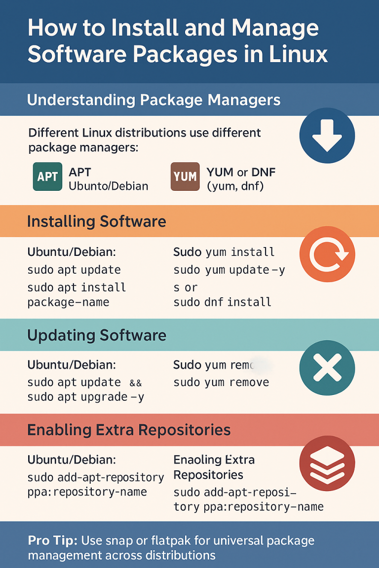 How to Install and Manage Software in Linux